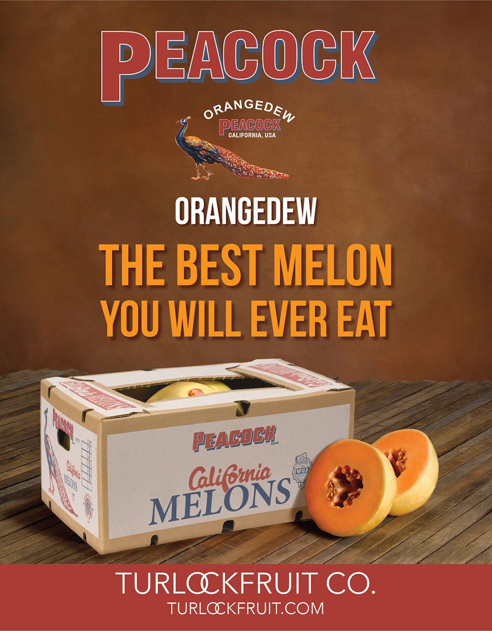 Peacock OrangeDew Best Melons You Will Ever Eat